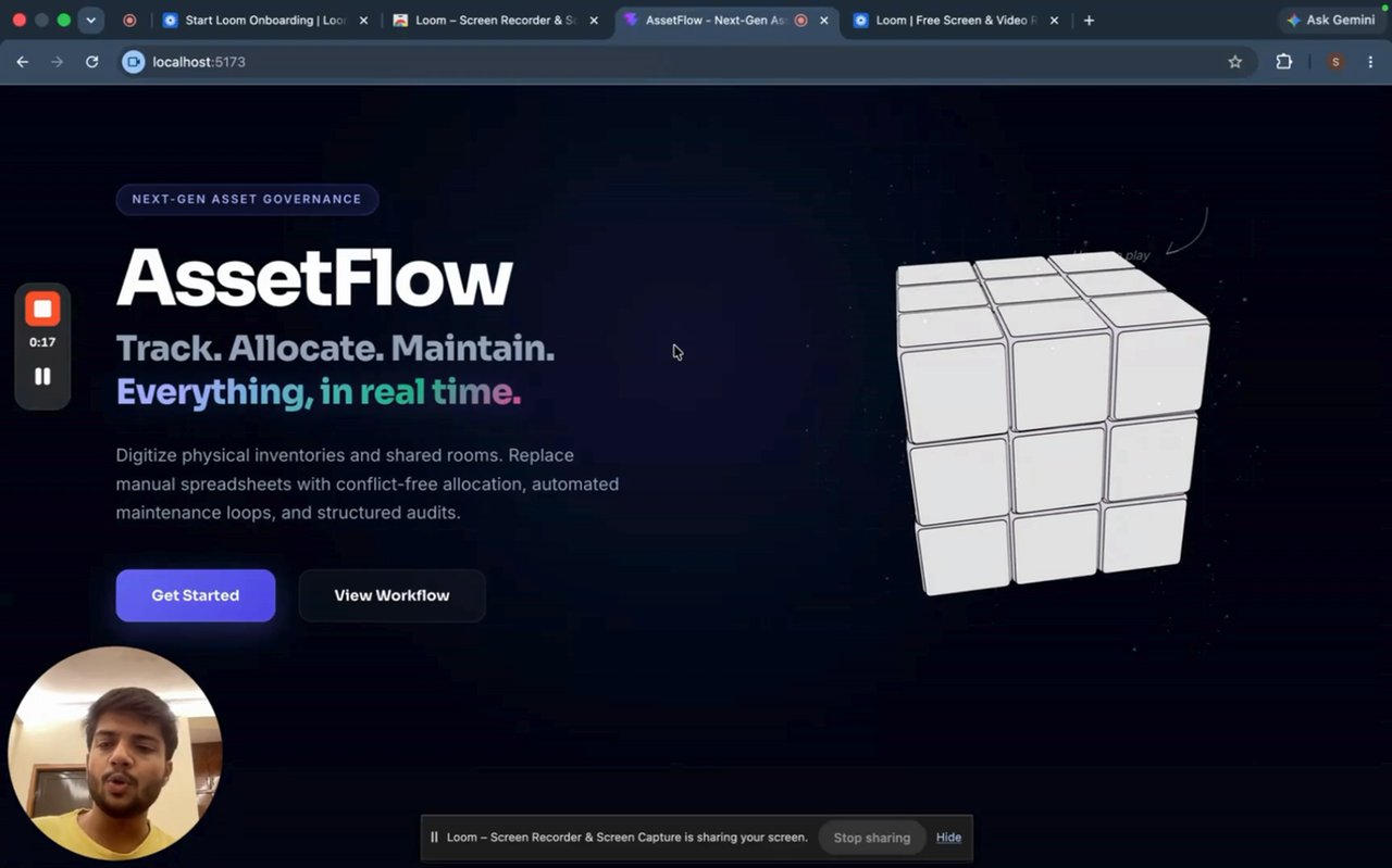 AssetFlow interface preview